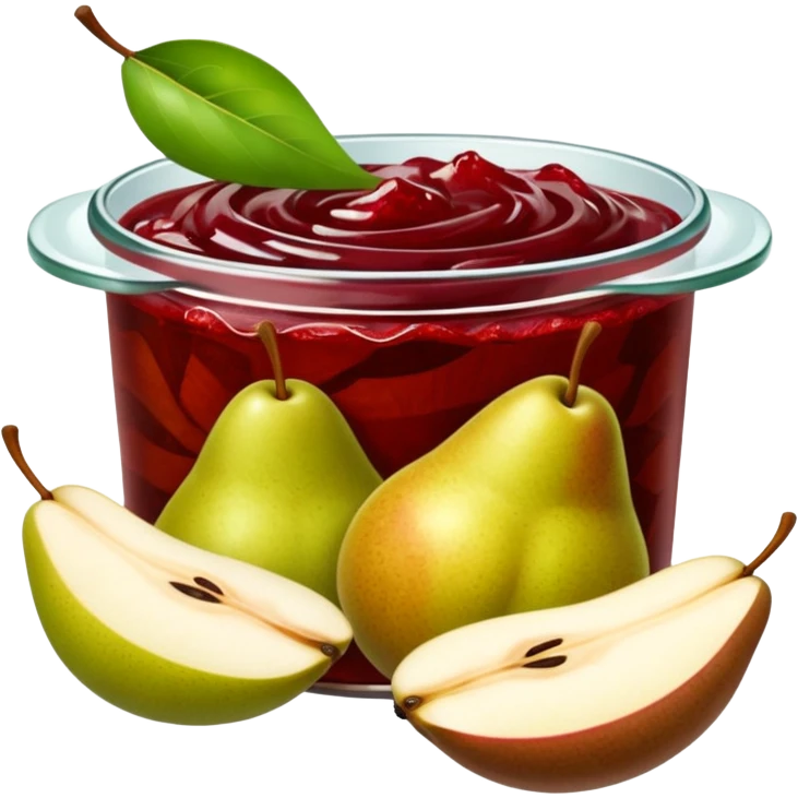 jam pear and wallnut  emoji