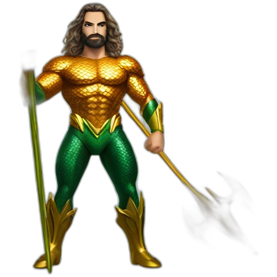 aquaman with trident emoji