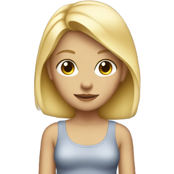 Blonde girl emoji
