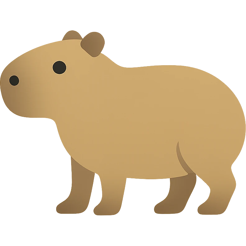 Capybara emoji