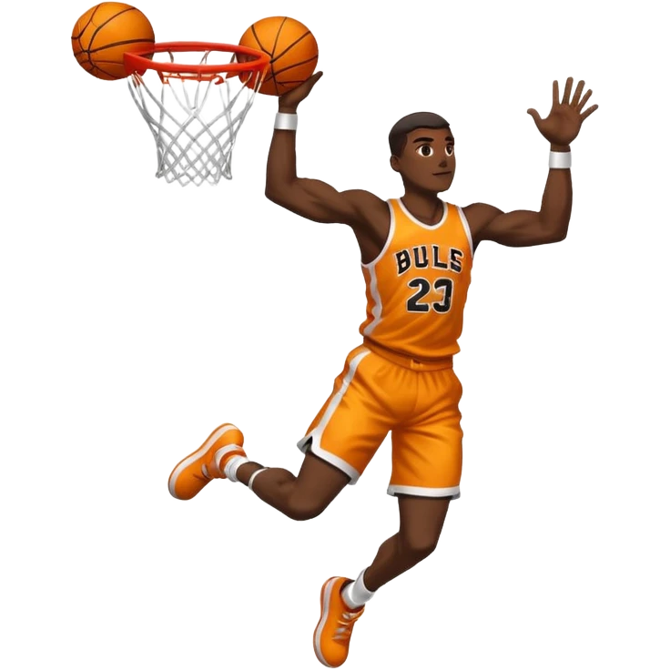 Basketball dunk  emoji