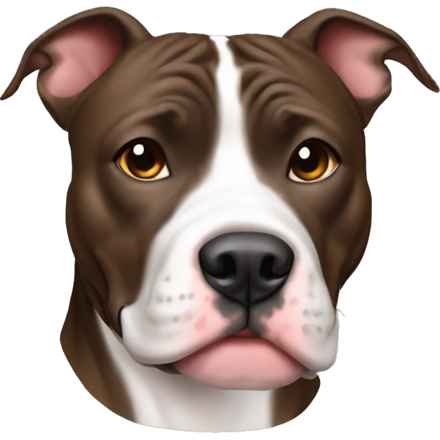 Brindle pitbull emoji