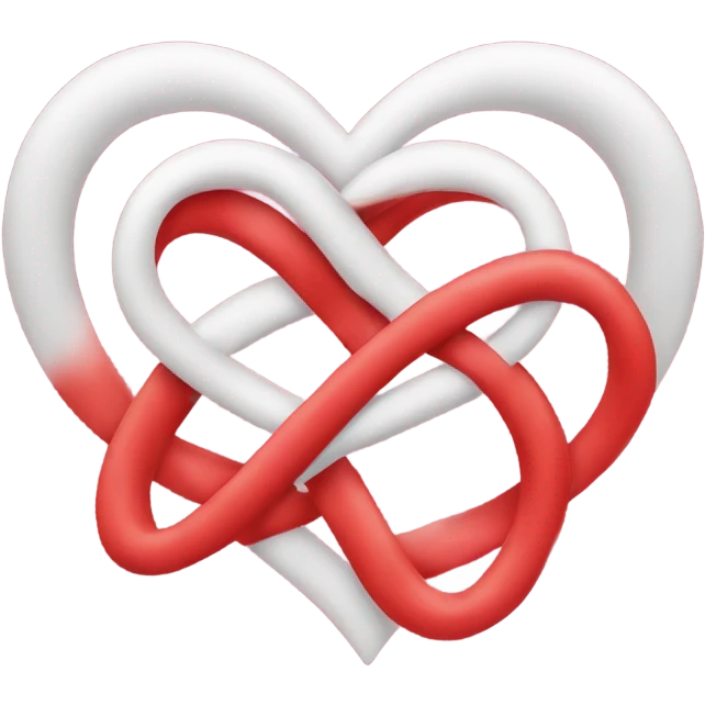 Red heart with infinity sign emoji