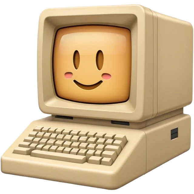 Macintosh 128k computer emoji