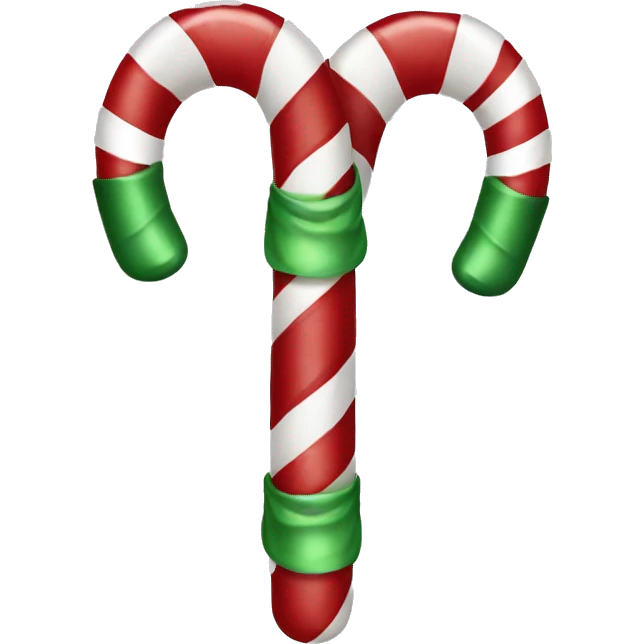 Candy canes Christmas holiday  emoji