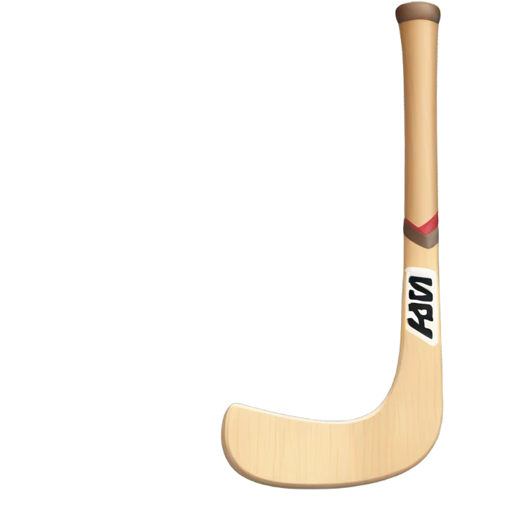 wooden hockey stick emoji