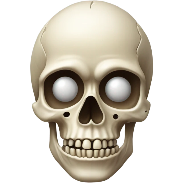 Skull face emoji