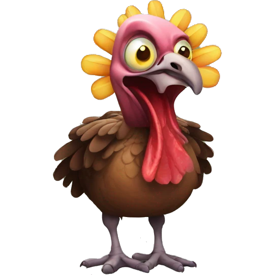 turkey zombie emoji