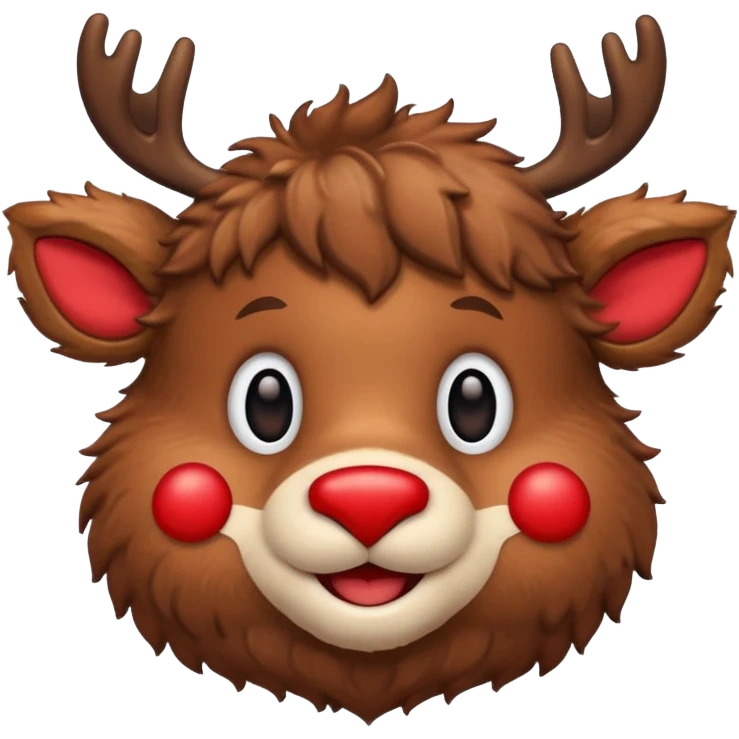 Red Nosed Reindeer emoji