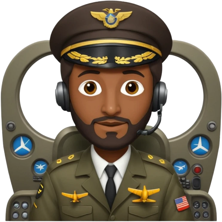 Osama bin Ladin flying a plane emoji