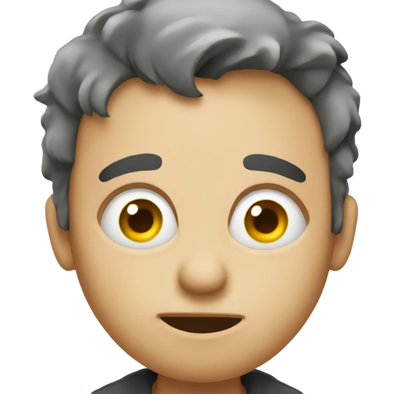 Rolling eyes and blowing emoji