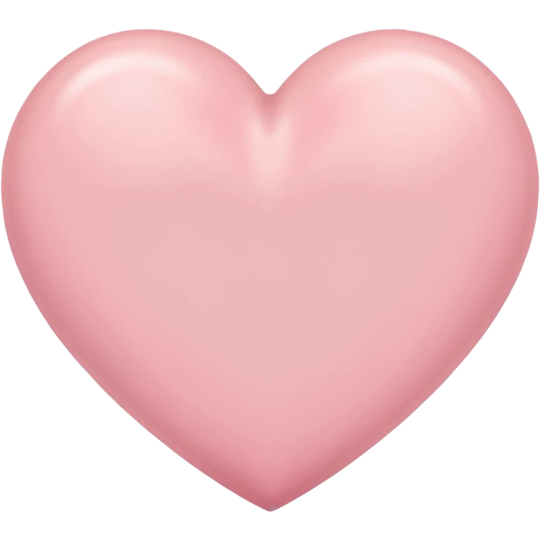 Cuore rosa pastello emoji