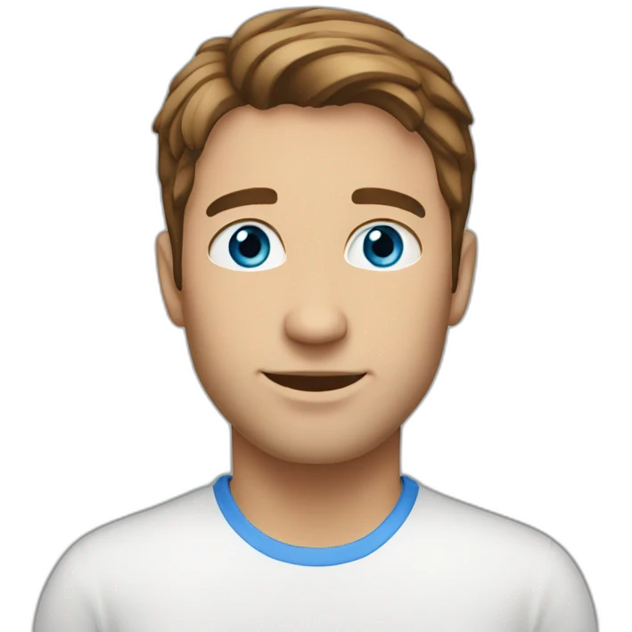 man-with-brown-hair-and-blue-eyes-short-hair emoji