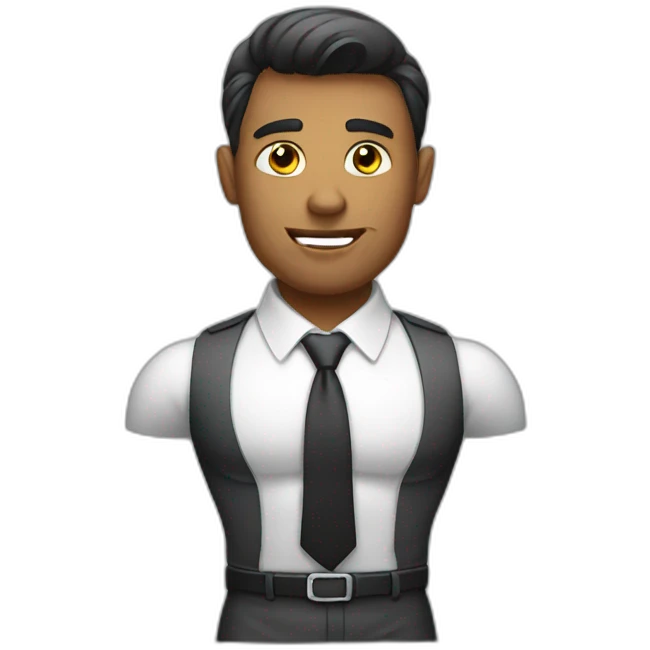muscular businessman emoji