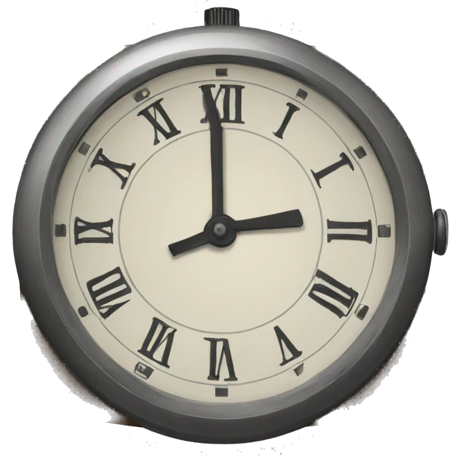 horloge emoji