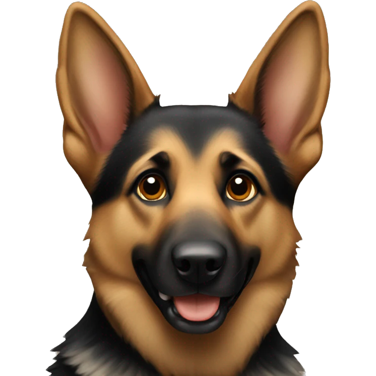 Dog german shepherd  emoji