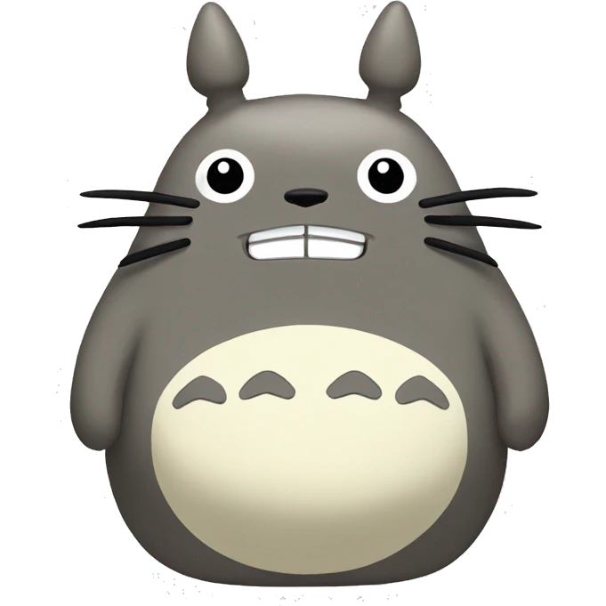 Totoro stuff toy emoji