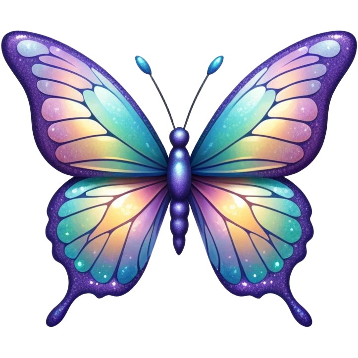 Glitter Butterfly  emoji