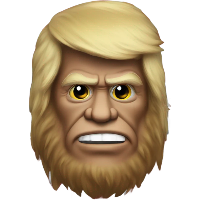 Patriotic Trump Sasquatch  emoji