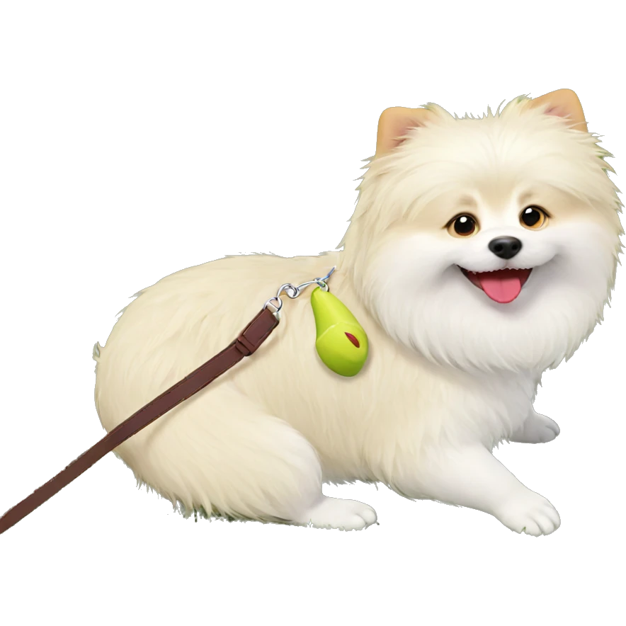 playful dog with tongue out emoji