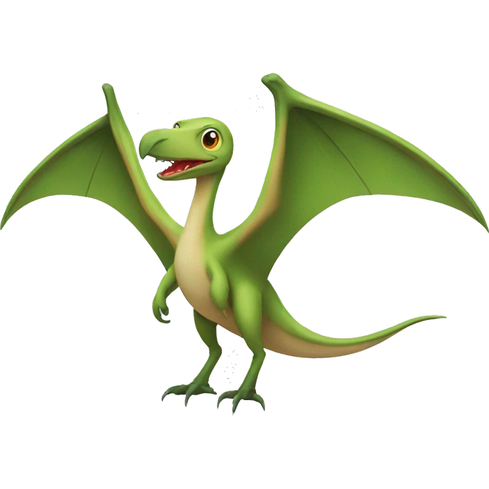 pterodactyl standing emoji