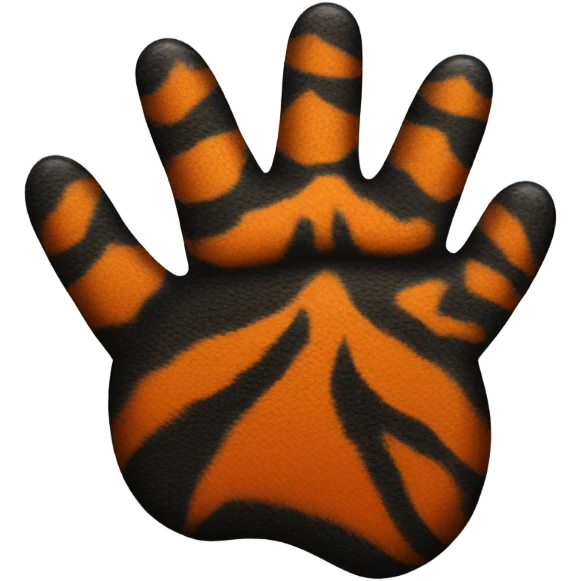 Tiger paw emoji