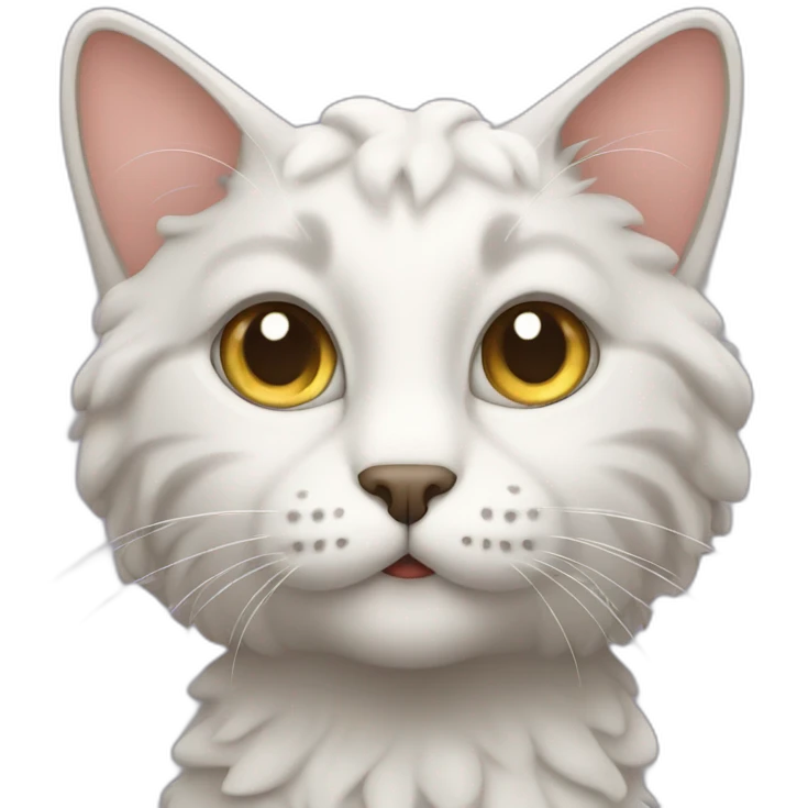 Curly cat emoji