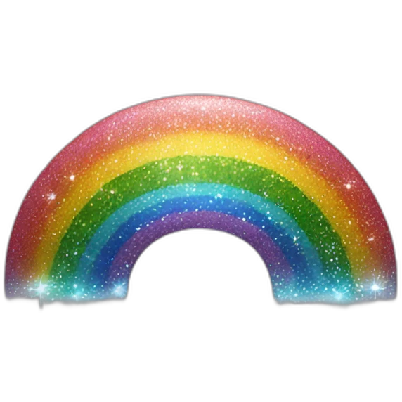rainbow-with-sparkles emoji