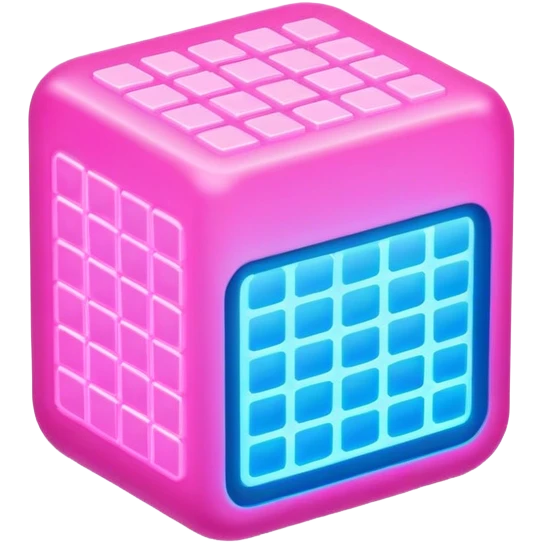 Simulation matrix pink  emoji