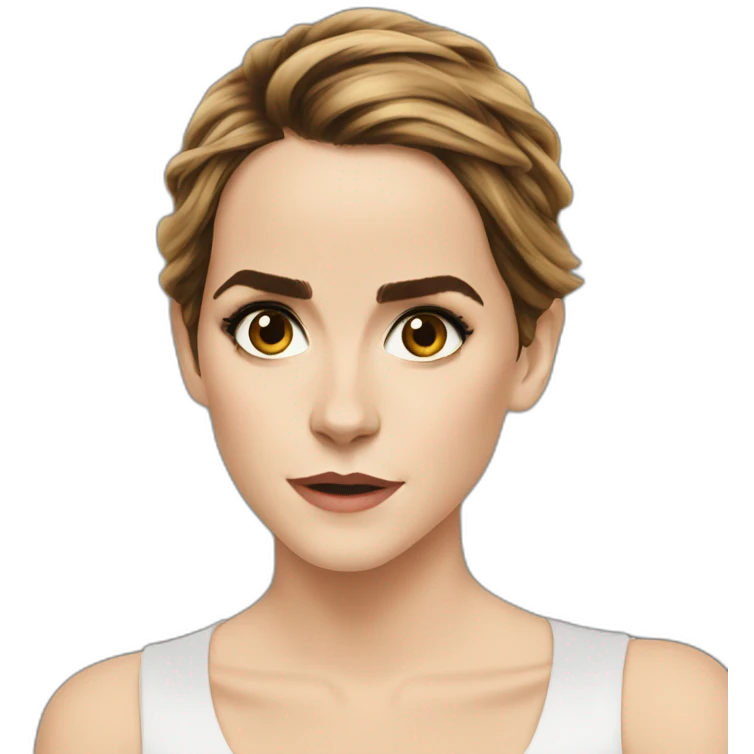 Emma Watson qui mange emoji