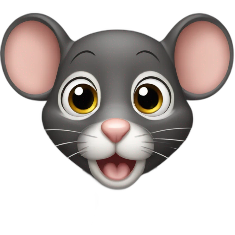 mouse big eyes emoji