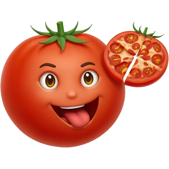 Has un emoji un jitomate peleando con un pepperoni emoji
