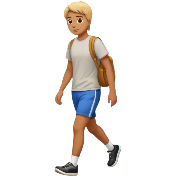 Walking by a river emoji