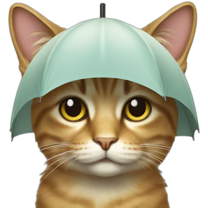 cat-with-umbrella emoji