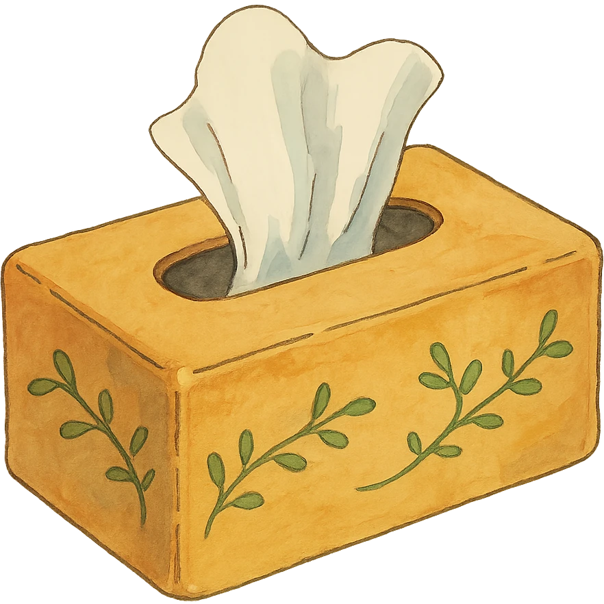 ghibli style tissue box emoji