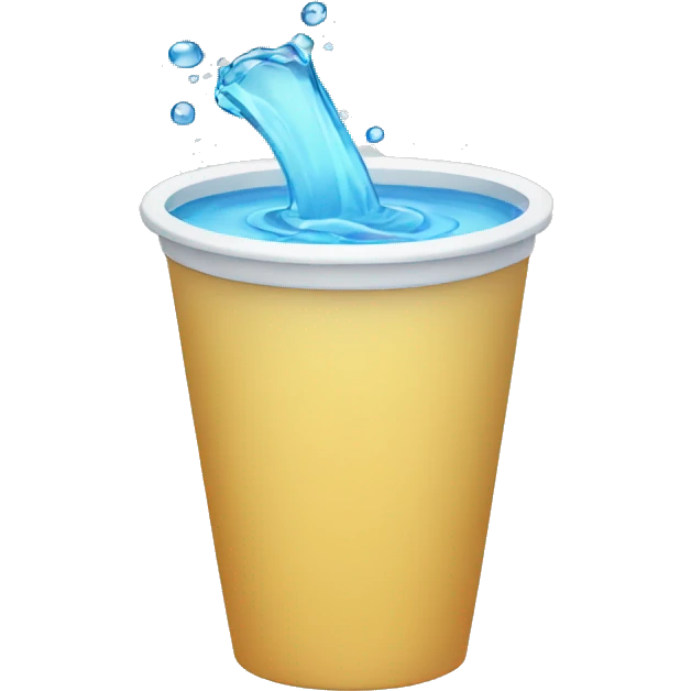 water cup emoji