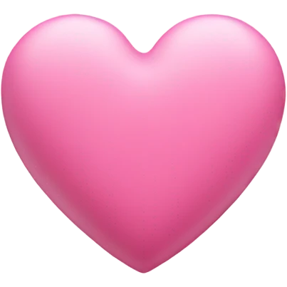 Matte pink heart  emoji