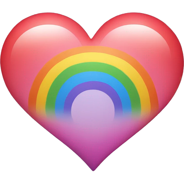rainbow heart emoji emoji