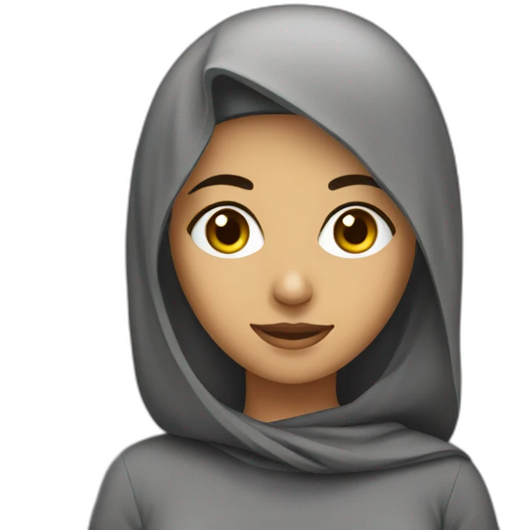 Arabic female student emoji