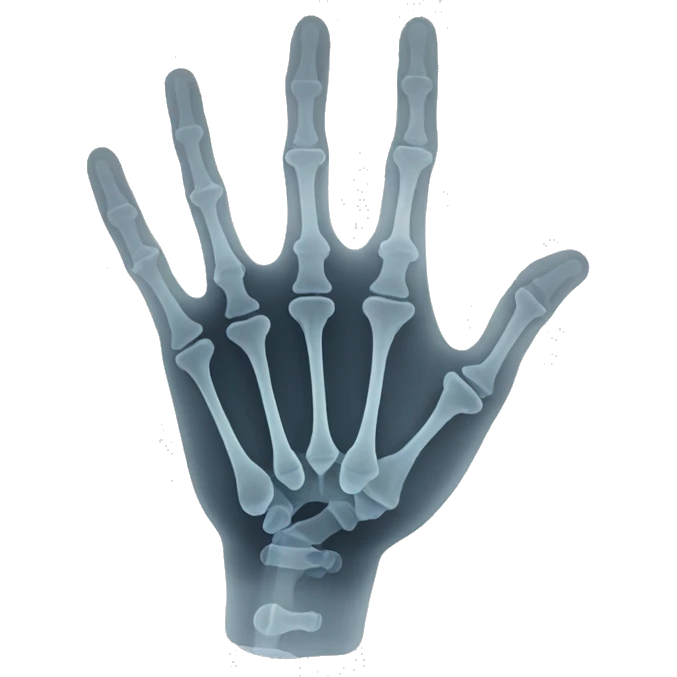 hand xray emoji
