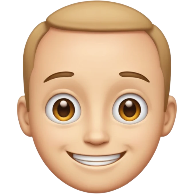 Give me a emoji character with a huge forehead emoji