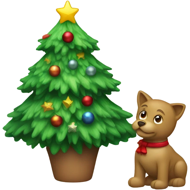 Christmas tree and toy  emoji