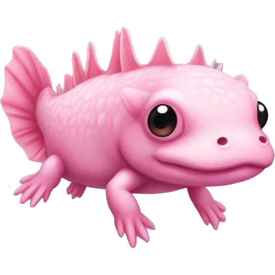 pink axolotl emoji