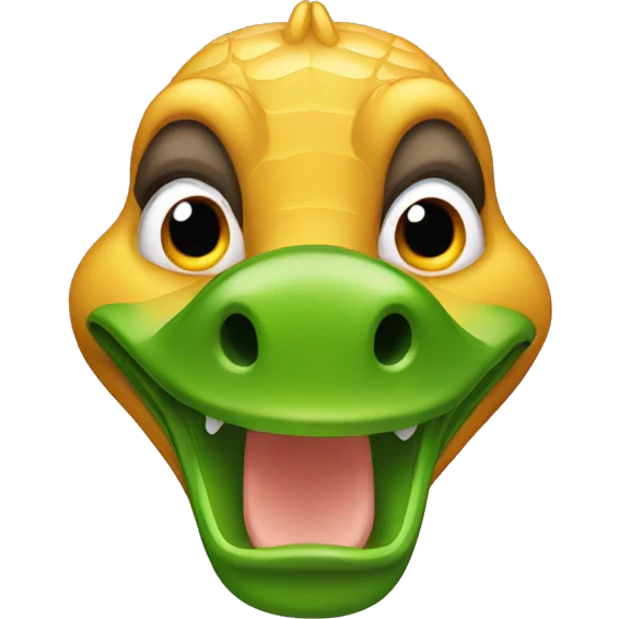 duck crocodile emoji