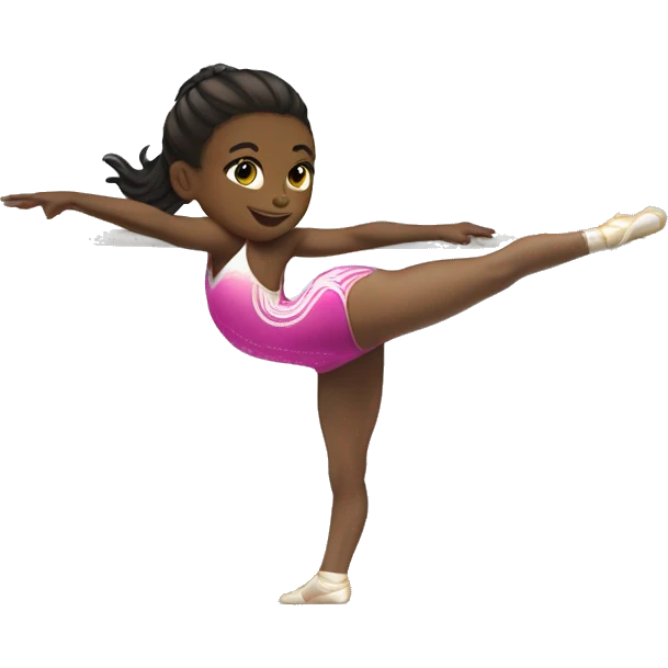 summer olympics girl gymnastics beam emoji