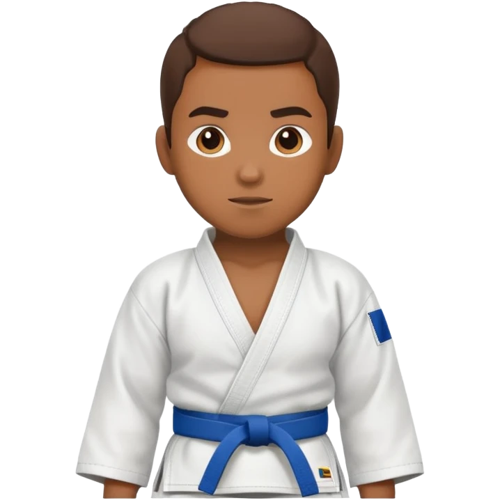 Judo gi brown belt  emoji