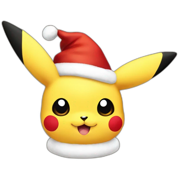 Christmas Pikachu emoji