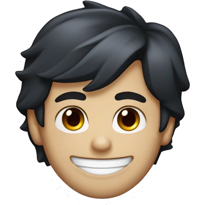 Damon Salvatore smiling showing fangs emoji