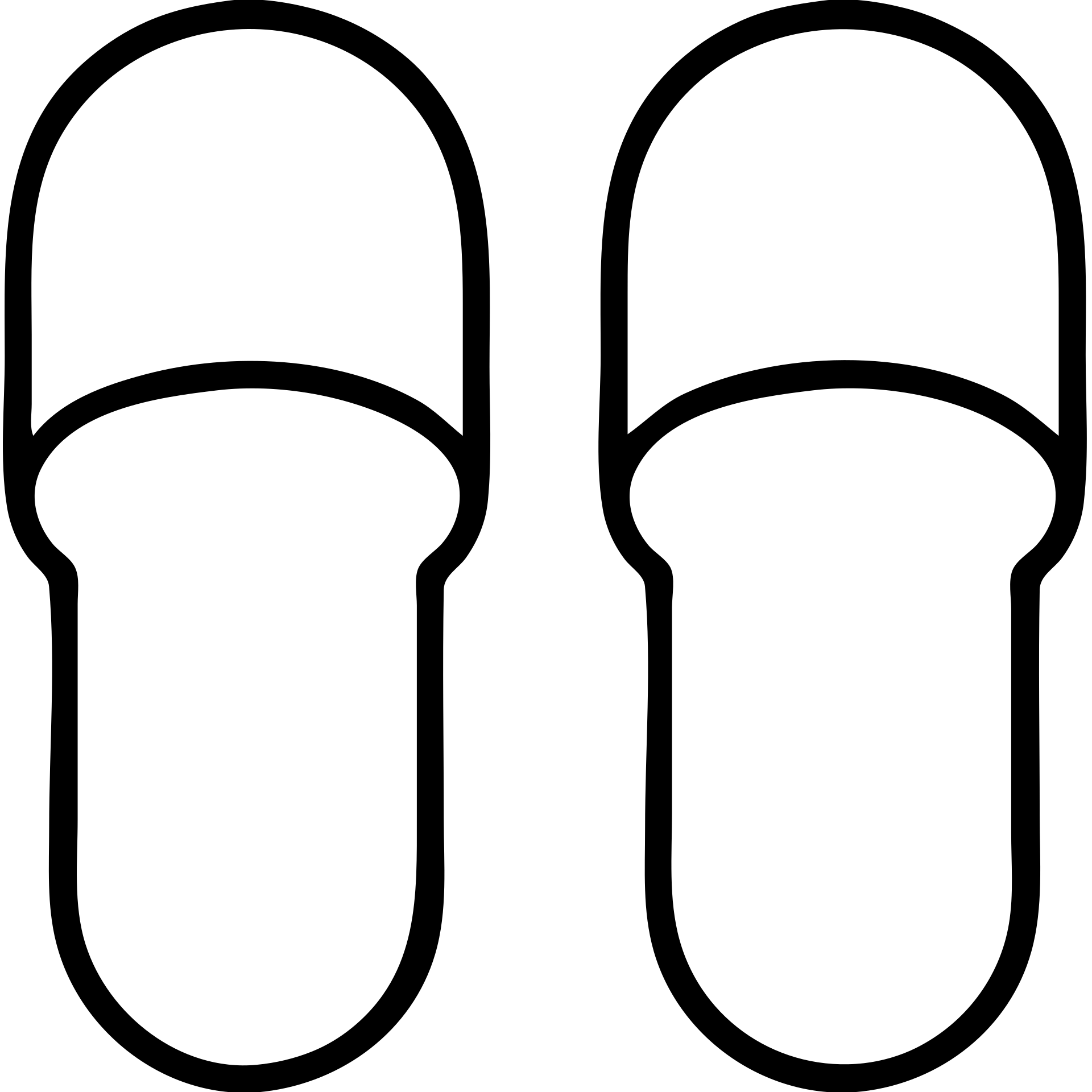 outlined slippers icon emoji