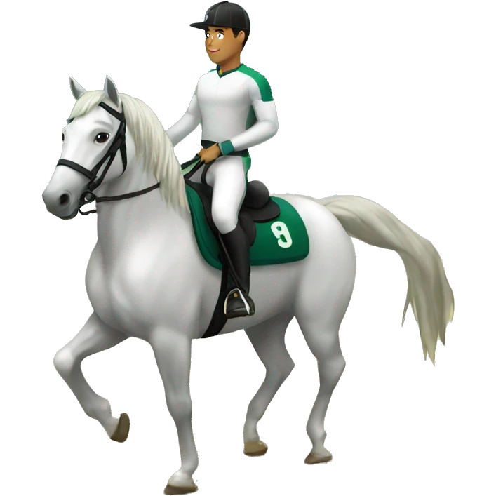 Ronaldo horse riding  emoji